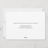 新年の新しいホームホリデーが引っ越し シーズンカード (裏面)