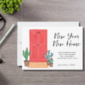 新年の新しいホームムービング 案内状