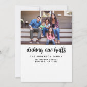 新年の新しい住所の変更 案内状 (裏面)