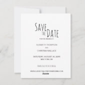 新年の新しい冒険の写真を保存する シーズンカード (裏面)