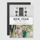 新年の新しい冒険の写真数々のの休日 (正面/裏面)