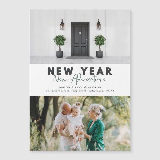 新年の新しい冒険の写真数々のの休日 (正面)