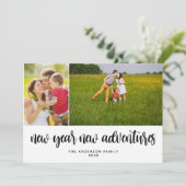 新年の新しい冒険の写真 シーズンカード (スタンド正面)