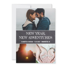 新年の新しい冒険フォトコラージュ結婚ズ