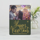 新年の新しい写真の結婚あいさつさん シーズンカード (スタンド正面)