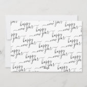 新年の新しい夢のスクリプエレガントト3写真 シーズンカード (裏面)