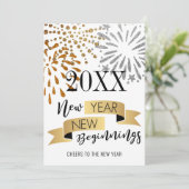 新年の新しい始まりフェスティバル花火金ゴールド シーズンカード (スタンド正面)