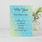 新年の新しい始めのオープンハウス 招待状 (スタンド正面)