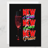 新年の新しい感謝の気持ち (正面/裏面)