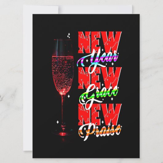 新年の新しい感謝の気持ち (正面)