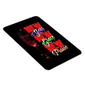 新年の新しい感謝の気持ち マグネット (右側)