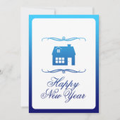 新年の新しい新しいアドレスのお知らせ シーズンカード (正面)