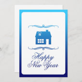 新年の新しい新しいアドレスのお知らせ シーズンカード (正面/裏面)