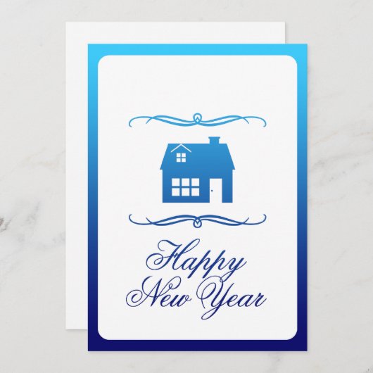 新年の新しい新しいアドレスのお知らせ シーズンカード (正面/裏面)