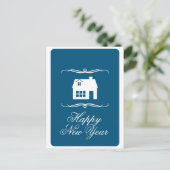 新年の新しい新しいアドレスのお知らせ ポストカード (スタンド正面)