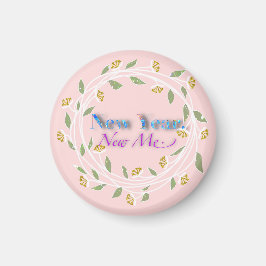 新年の新しい私タペストリー マグネット