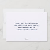 新年の新冒険 シーズンカード (裏面)