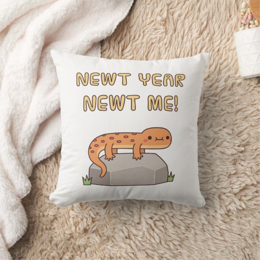 新年の新年おもしろいの決意 クッション (ブランケット)