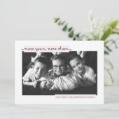 新年の新応援赤ちゃん女の子の誕生の発表 シーズンカード (スタンド正面)