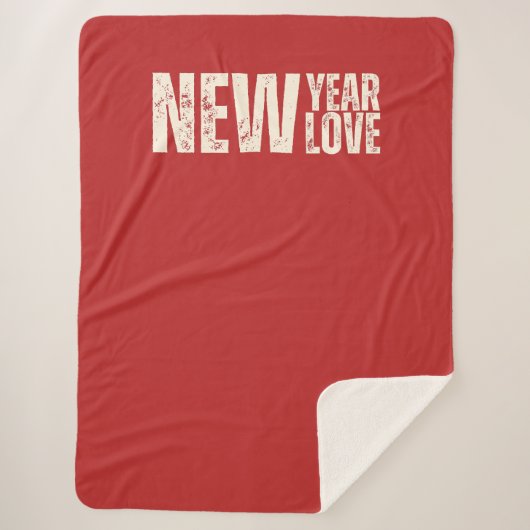 新年の新恋 シェルパブランケット (正面)