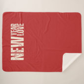 新年の新恋 シェルパブランケット (正面(横))