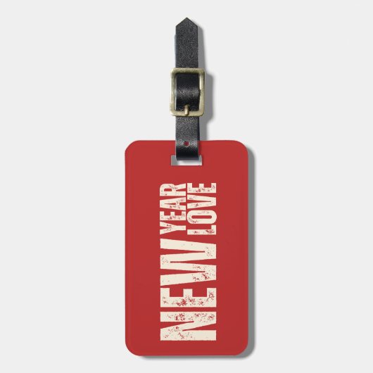 新年の新恋 ラゲッジタグ (正面縦)