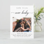 新年の新生児写真 案内状 (スタンド正面)