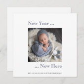 新年の新着写真2024青い誕生発表 (正面/裏面)