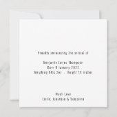 新年の新着写真2024青い誕生発表 (裏面)