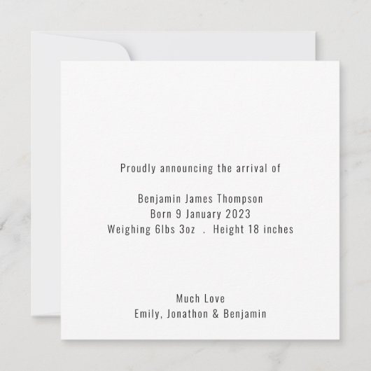 新年の新着写真2024青い誕生発表 (裏面)