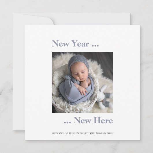 新年の新着写真2024青い誕生発表 (正面)