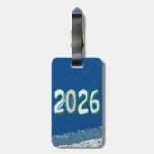 新年の旅行 ラゲッジタグ (裏面縦)