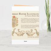 "新年の日" シーズンカード (裏面)