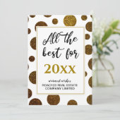 新年の最高の業務金ゴールドの全モダンて シーズンカード (スタンド正面)