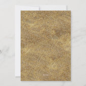 新年の最高の金ゴールドグリッター点すべてモダン シーズンカード (裏面)