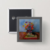 新年の歓迎 缶バッジ (正面&裏面)