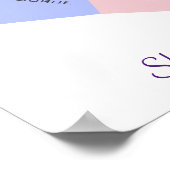 新年の決議のカスタムゴール設定 ポスター (角)