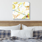 新年の決議の収集 キャンバスプリント (インサイチュ (寝室))