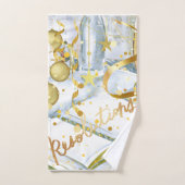 新年の決議の収集 バスタオルセット (ハンドタオル)