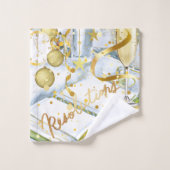 新年の決議の収集 バスタオルセット (ウォッシュタオル)