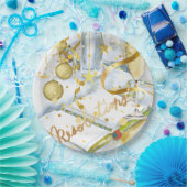 新年の決議の収集 ペーパープレート (パーティー)