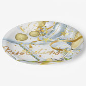 新年の決議の収集 ペーパープレート (アングル)