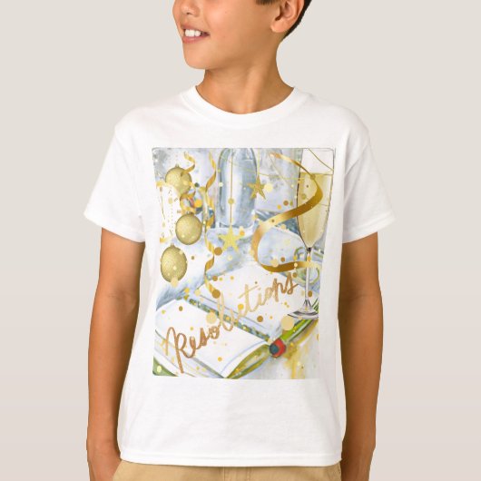 新年の決議の収集 Tシャツ (正面)
