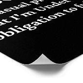 新年の決議定おもしろい義 ポスター (角)