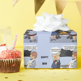 新年の決議案の包装紙 ラッピングペーパー