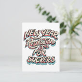 新年の決議案は成功を収める ポストカード (スタンド正面)