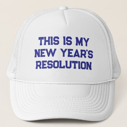 新年の決議 キャップ (正面)