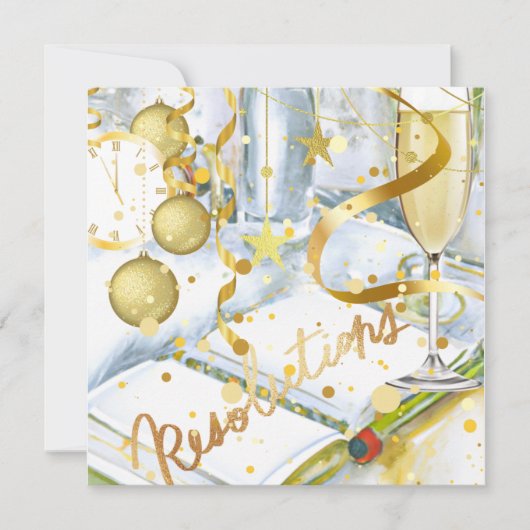 新年の決議 シーズンカード (正面)