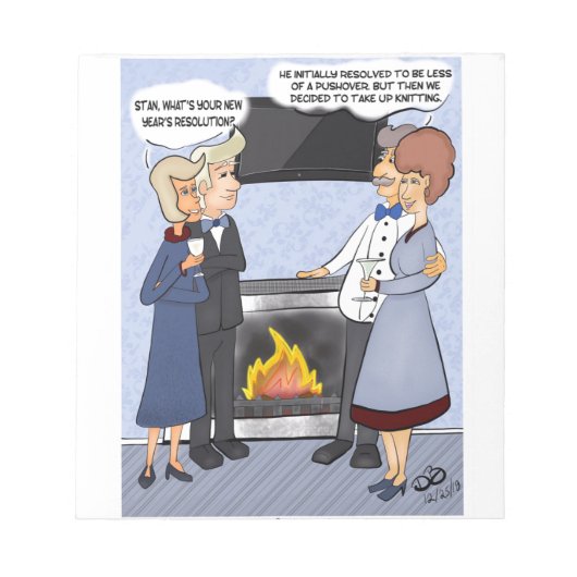 新年の決議 ノートパッド (正面)