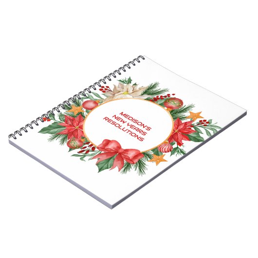 新年の決議 ノートブック (左側)